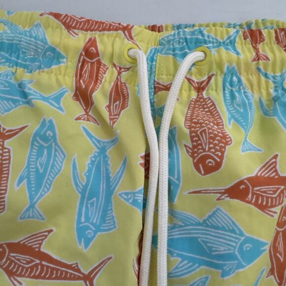 NWT Eddie Bauer Tidal Shorts Swim Trunks Mens 2XL FISH All Over Print - Picture 3 of 10